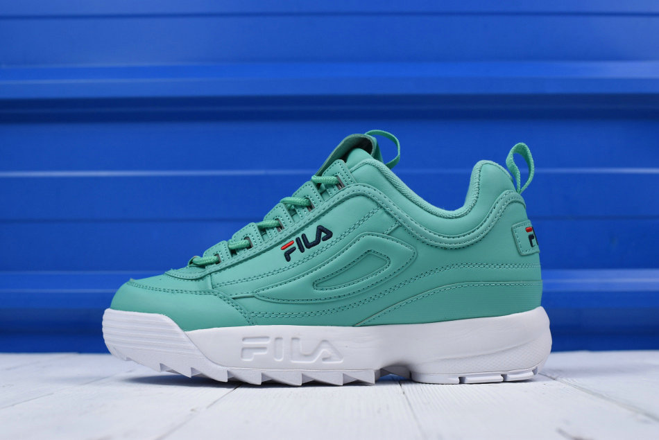 FILA Ray Sawtooth Disruptor 2 Women Turquoise Green White